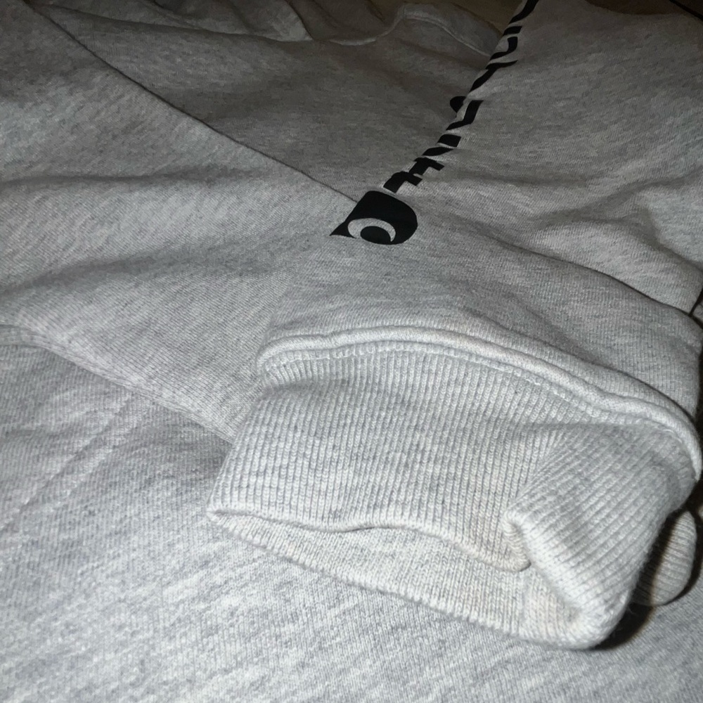 Carhartt Light Gray Pullover Hoodie Boys - Picture 6 of 10